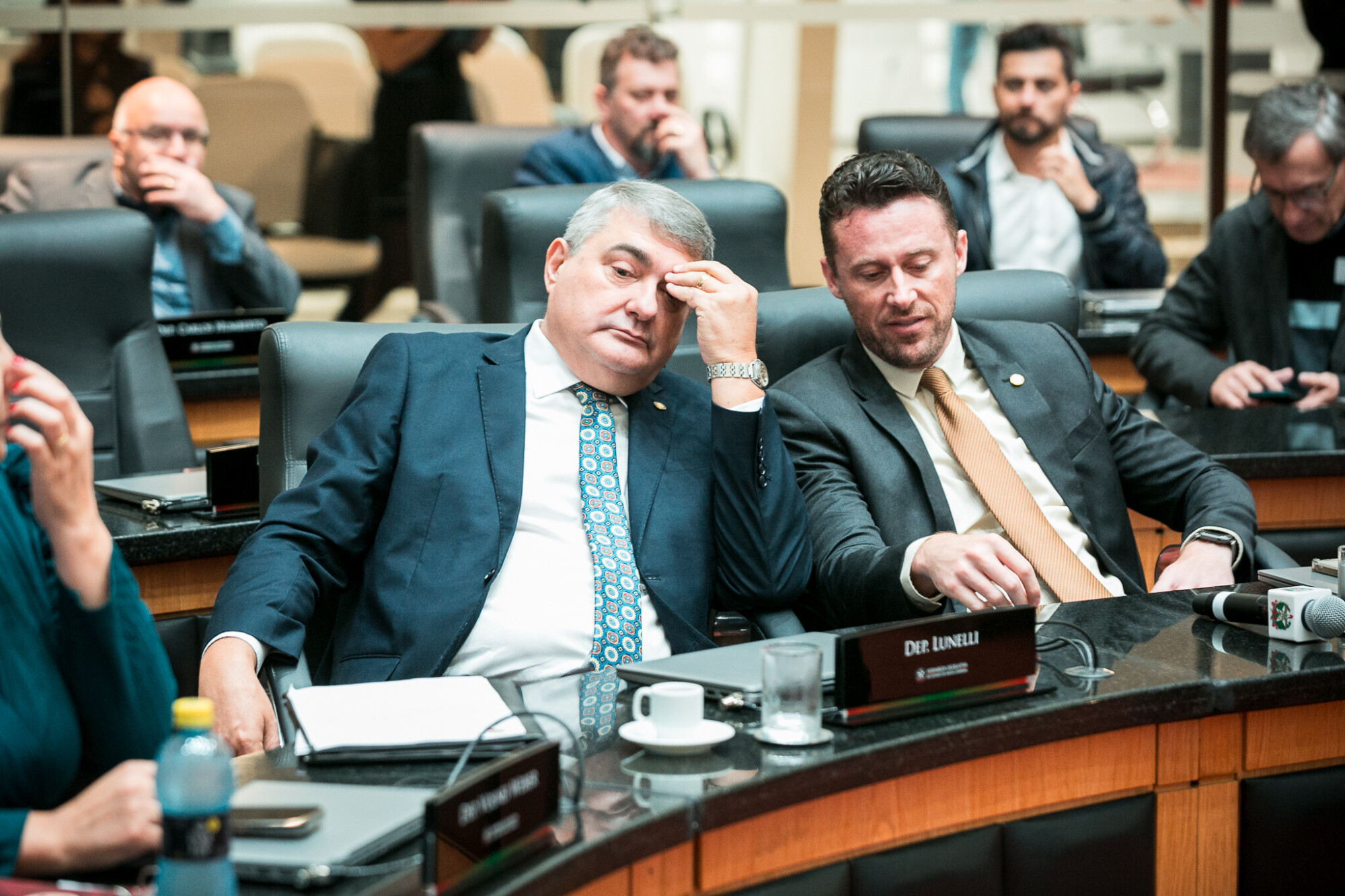 - Deputado Antídio Lunelli (MDB) 	
 - Deputado Fernando Krelling (MDB)