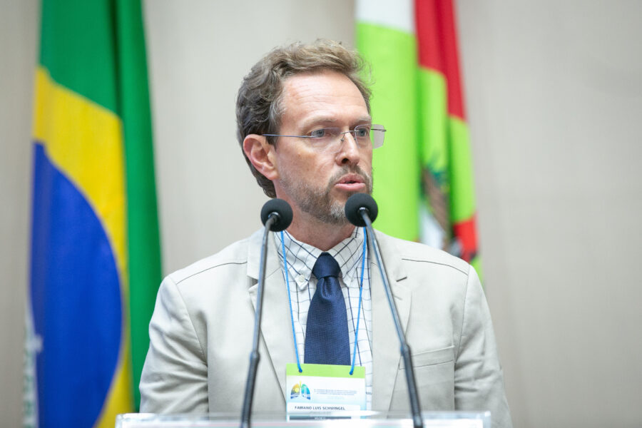 Presidente da  Acapti, Fabiano Schwingel