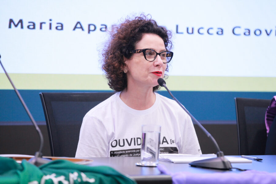 Maria Aparecida Lucca Caovilla, foi reeleita Ouvidora-Geral Externa da Defensoria Pública de SC.