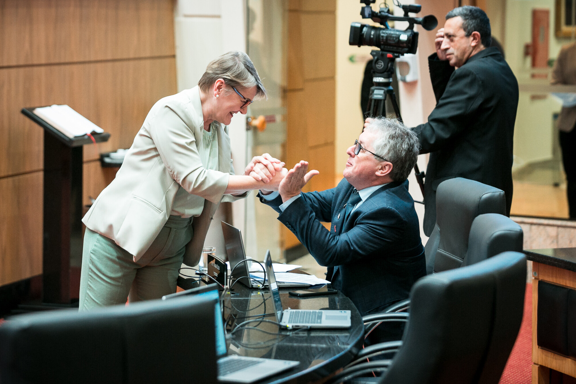 - Deputada Luciane Carminatti (PT) 		
 - Deputado Tiago Zilli (MDB)