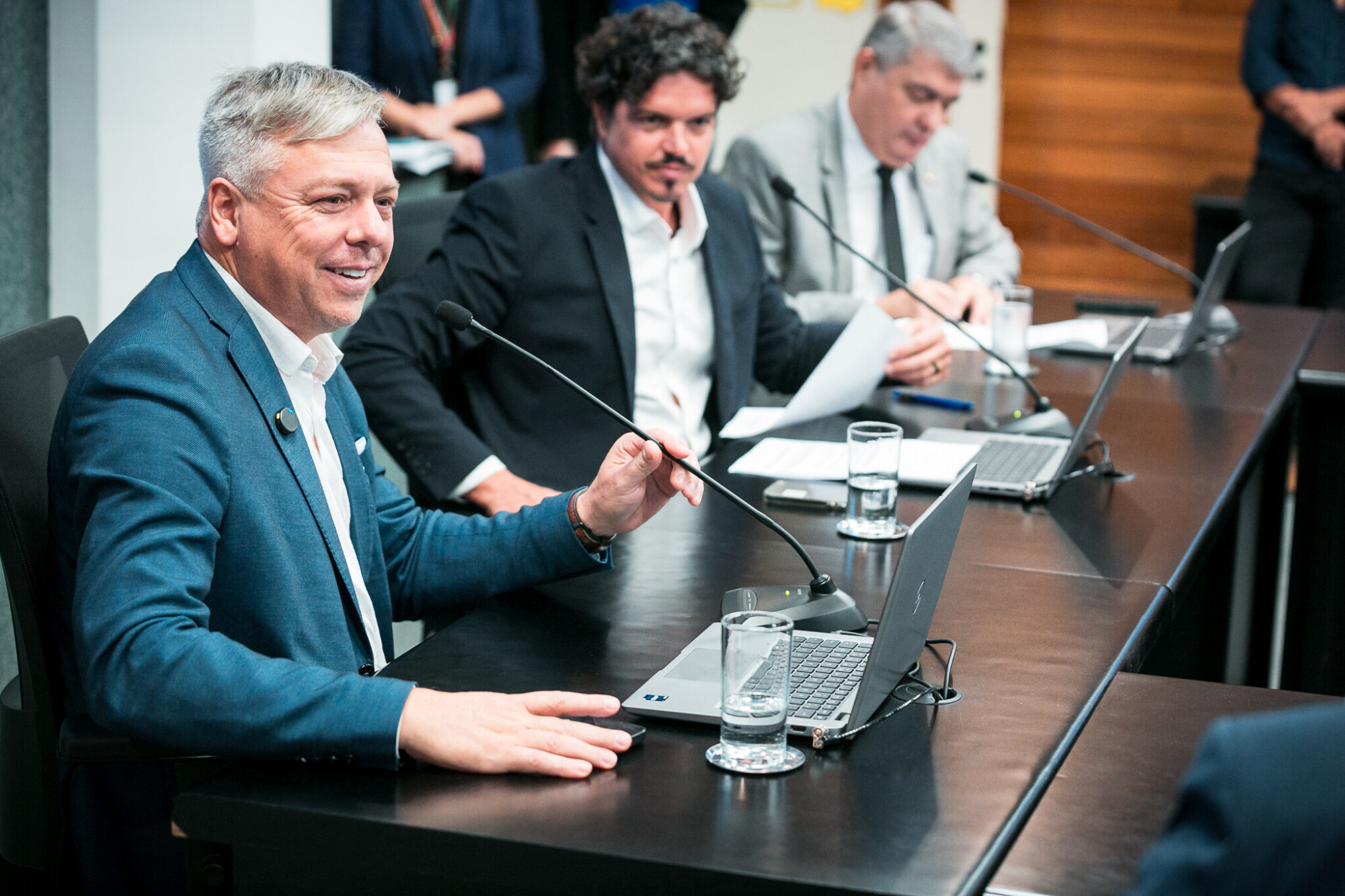- Deputado Fabiano da Luz (PT) 	
 - Deputado Marquito (PSOL)
 - Deputado Antídio Lunelli (MDB)