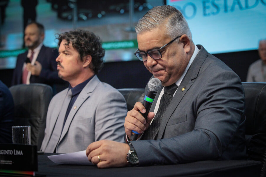 Deputado Sargento Lima (PL), relator do projeto de lei 463/2023, que foi aprovado na manhã desta terça-feira (12).