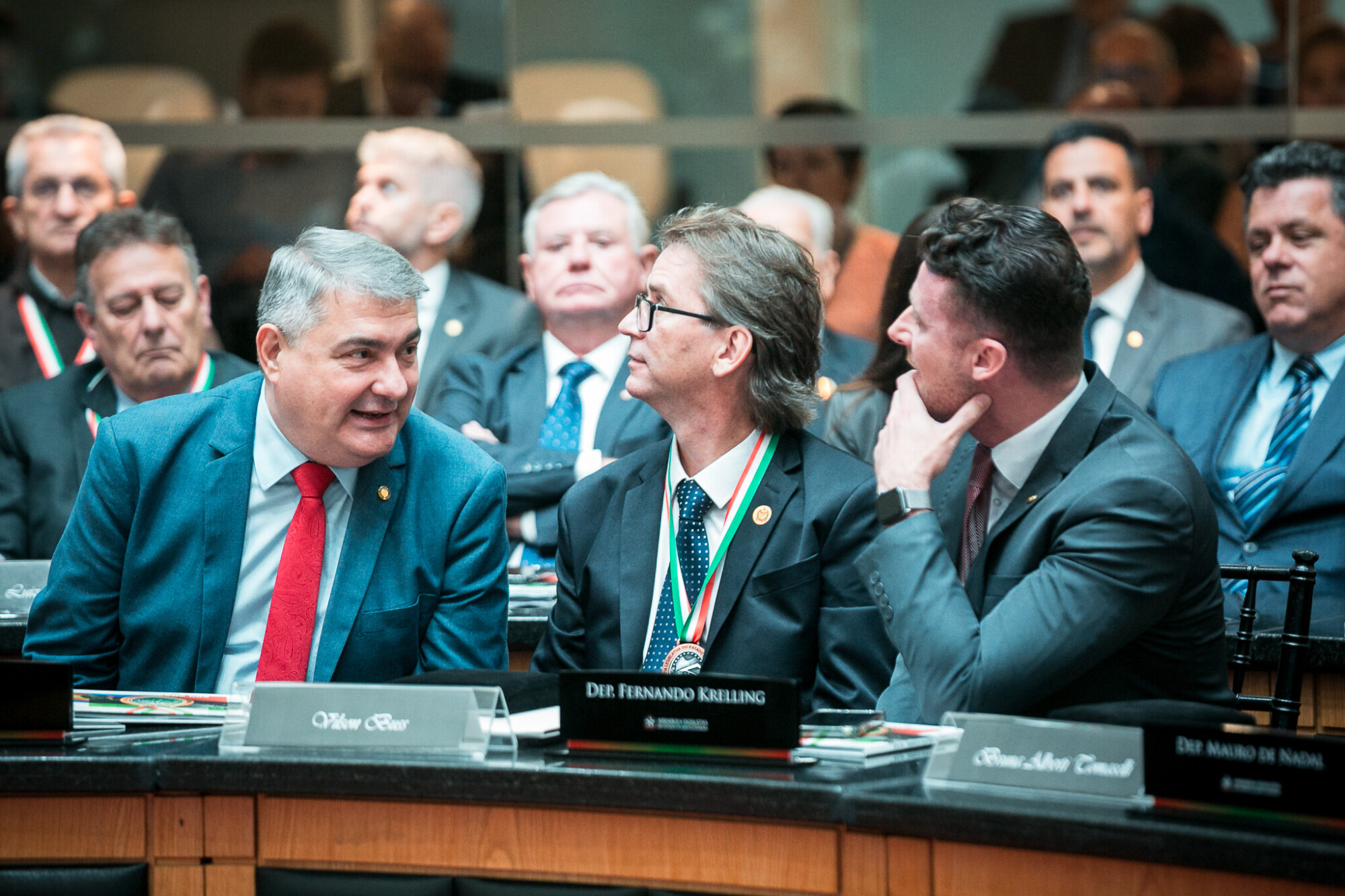 - Deputado Antídio Lunelli (MDB) 	
 - Deputado Fernando Krelling (MDB)