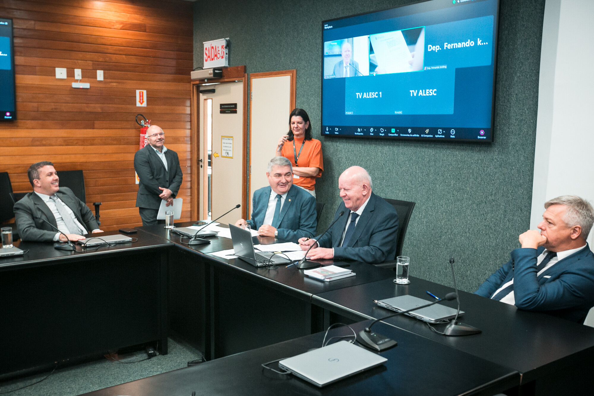 - Deputado Camilo Martins (Podemos) 	
 - Deputado Antídio Lunelli (MDB) 	
 - Deputado Marcos Vieira (PSDB)
 - Deputado Fabiano da Luz (PT)