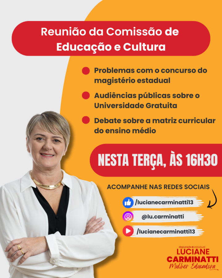 Comissão analisa denúncias sobre concurso do magistério e mudança na avaliação da rede estadual