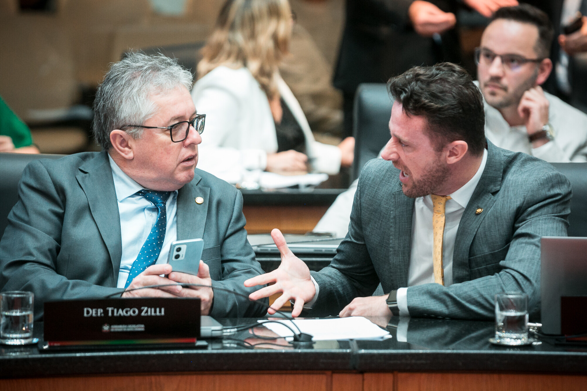 - Deputado Tiago Zilli (MDB)
 - Deputado Fernando Krelling (MDB)