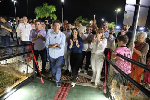 Minotto participa de inauguração da Passarela dos Imigrantes Distrito do Rio Maina