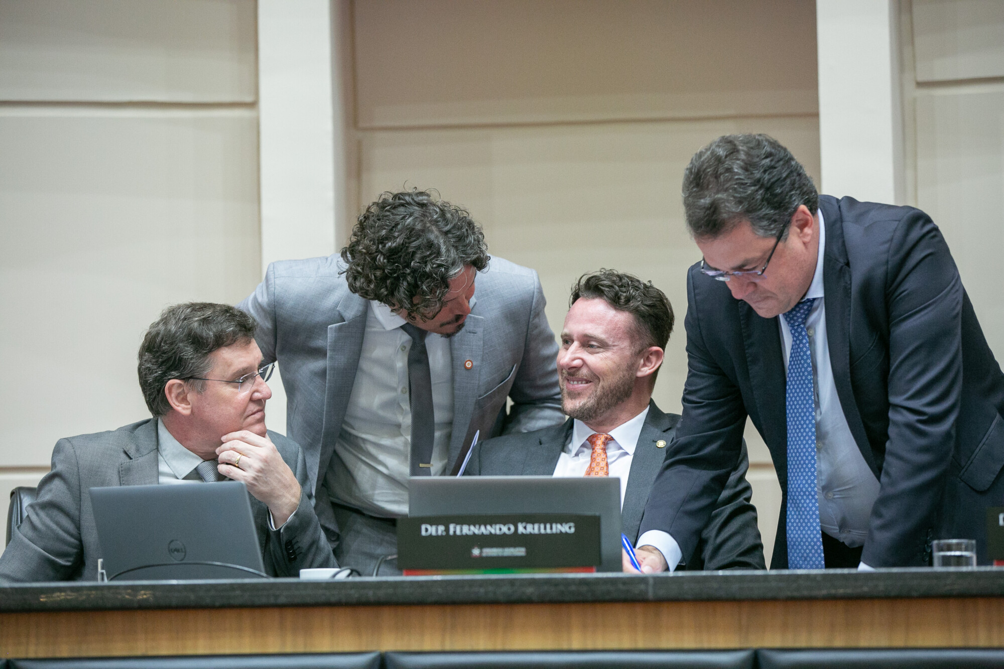 - Deputado Jair Miotto (União) 	 - Deputado Marquito (PSOL)

 - Deputado Fernando Krelling (MDB) 	
 - Deputado Rodrigo Minotto (PDT)