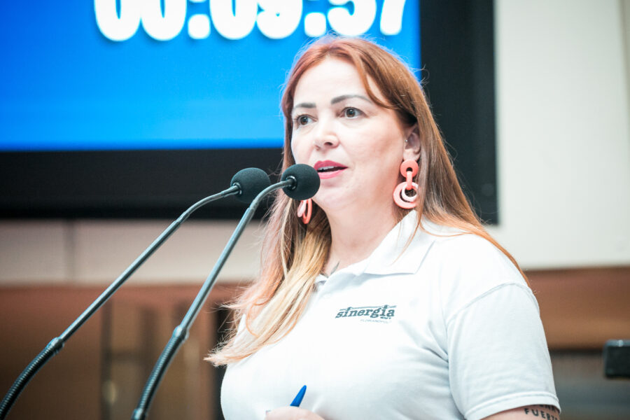 Coordenadora Intersindical dos Eletricitários de Santa Catarina (Intercel), Caroline Camargo Borba