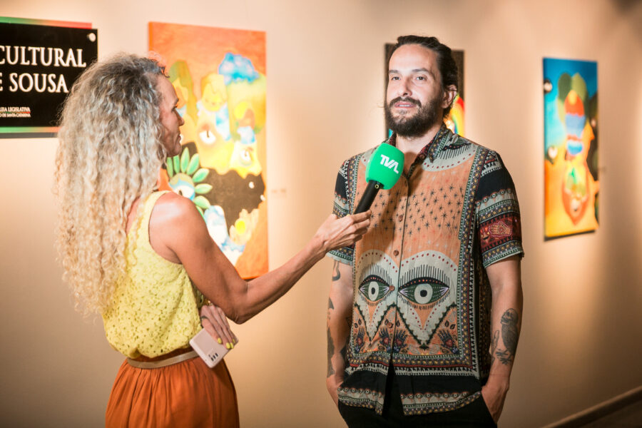 Artista plástico Daniel Pardal Monteiro
