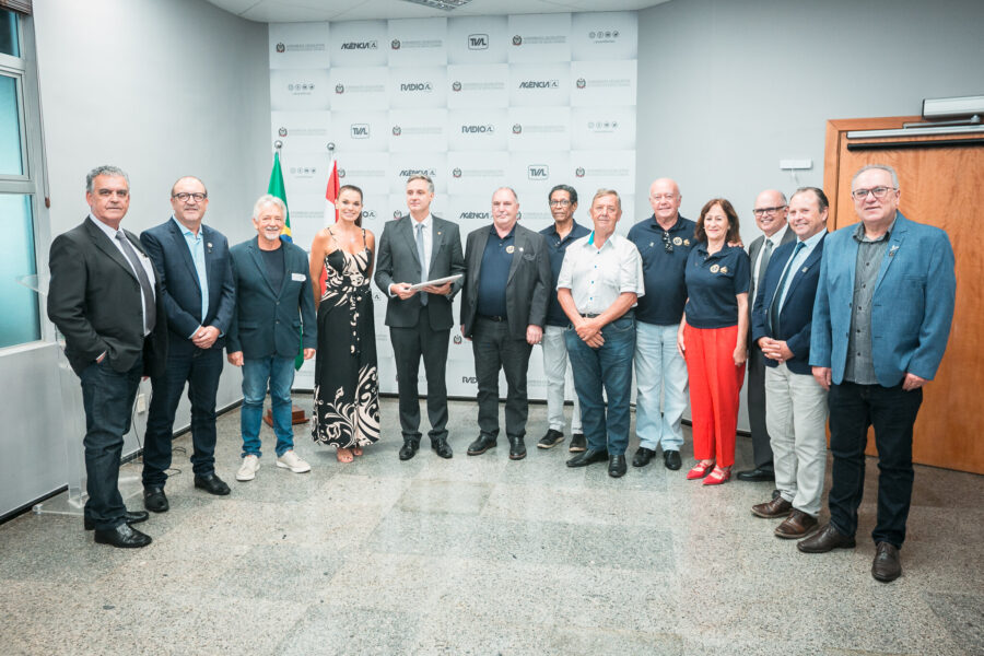 Representantes da entidade foram homenageados, por iniciativa do deputado Matheus Cadorin (Novo).