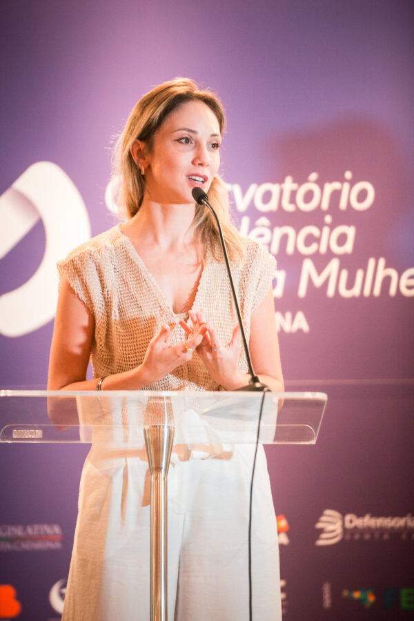 Coordenadora do Observatório da Violência Contra a Mulher, Anne Teive Auras.