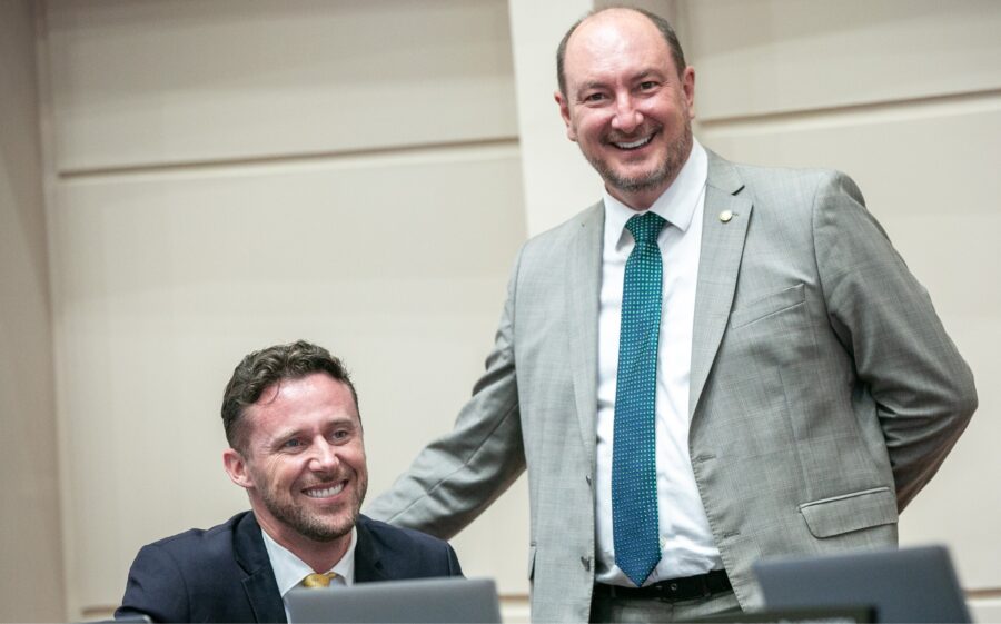 Deputados Fernando Krelling e Mauro De Nadal