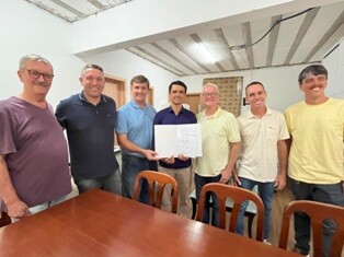 Deputado Marcos da Rosa e lideranças de Gaspar