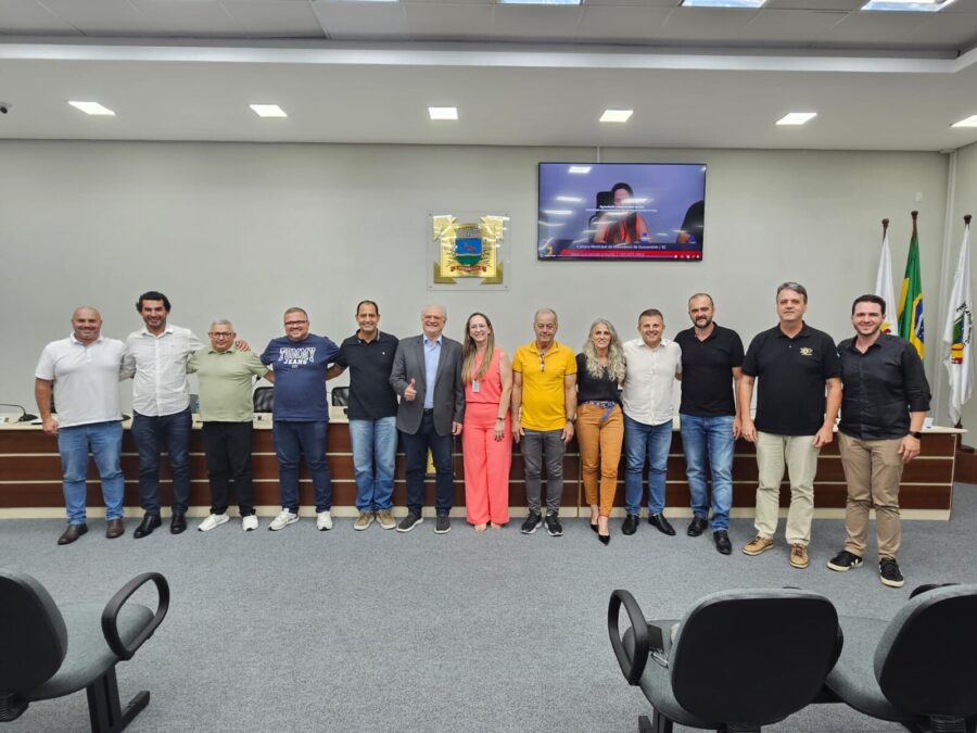 Deputado Dr. Vicente e vereadores de Guaramirim