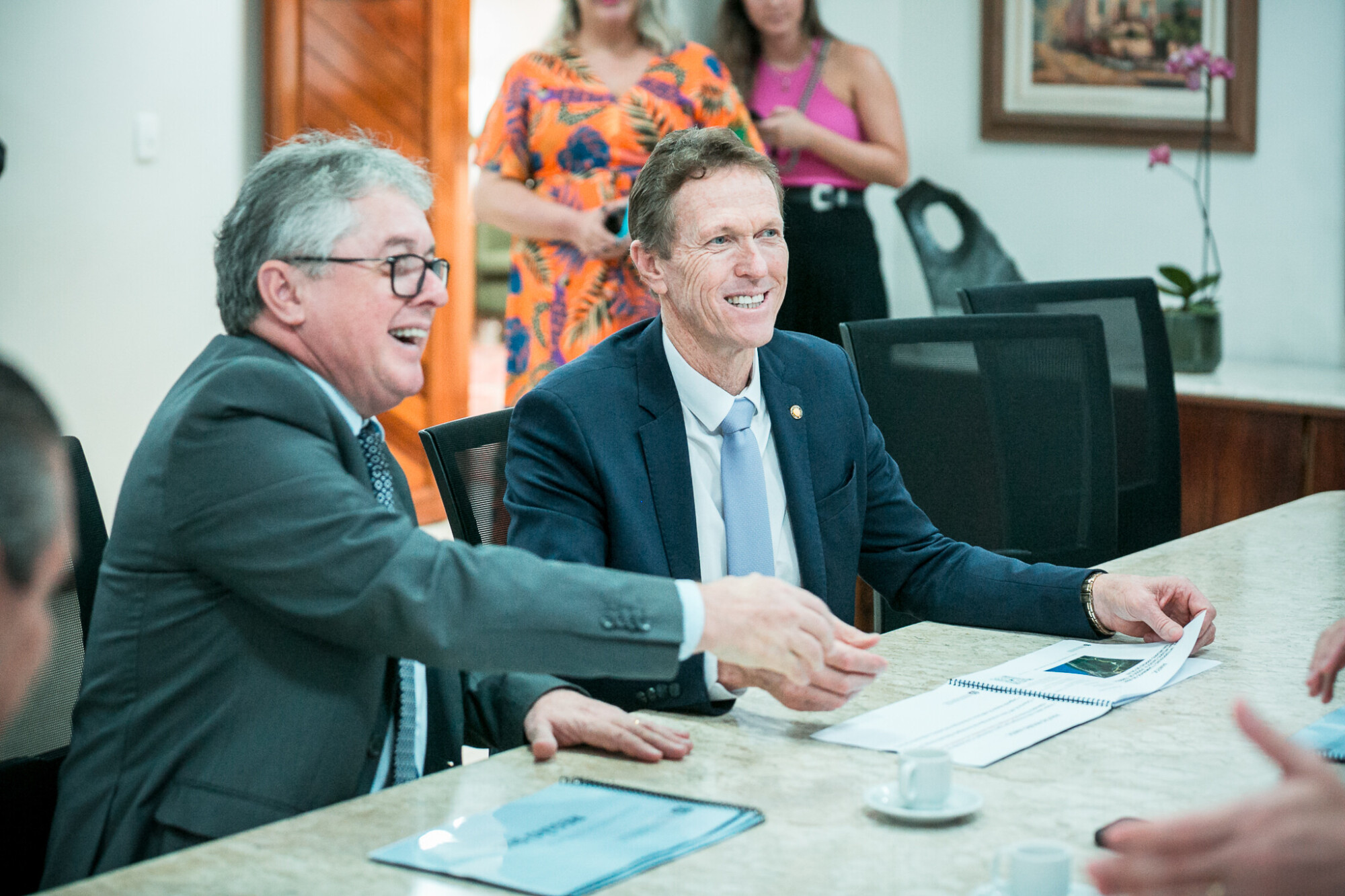 - Deputado Tiago Zilli (MDB)
 - Deputado Volnei Weber (MDB)