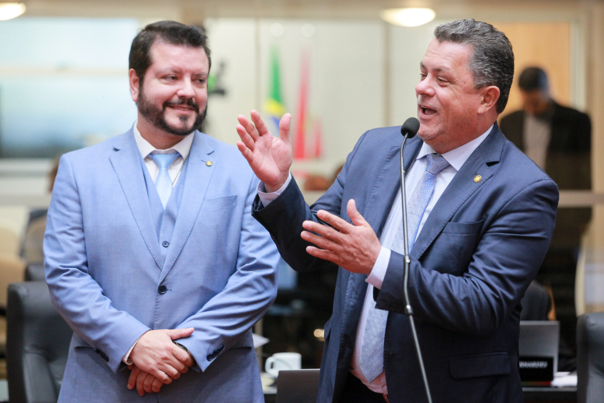 - Deputado Alex Brasil (PL)
 - Deputado Ivan Naatz (PL)