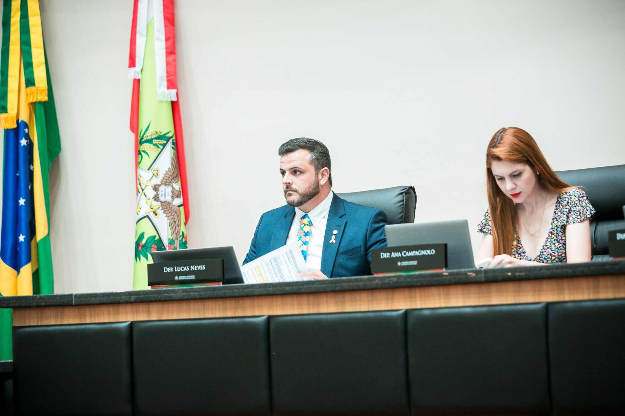 - Deputado Lucas Neves (Podemos) 	
 - Deputada Ana Campagnolo (PL)