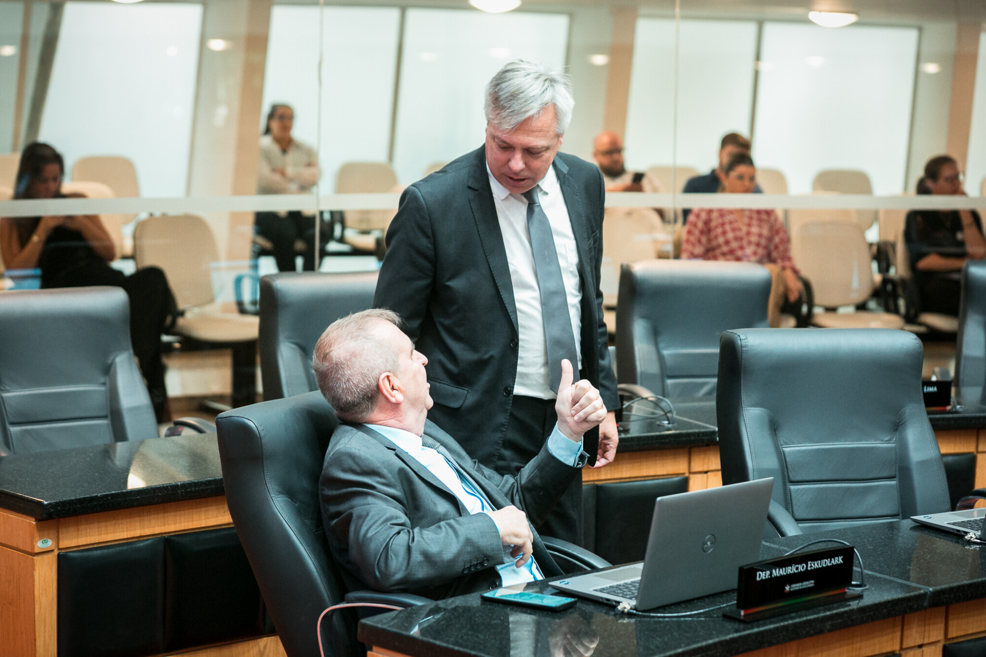 - Deputado Fabiano da Luz (PT) 	
 - Deputado Maurício Eskudlark (PL)
