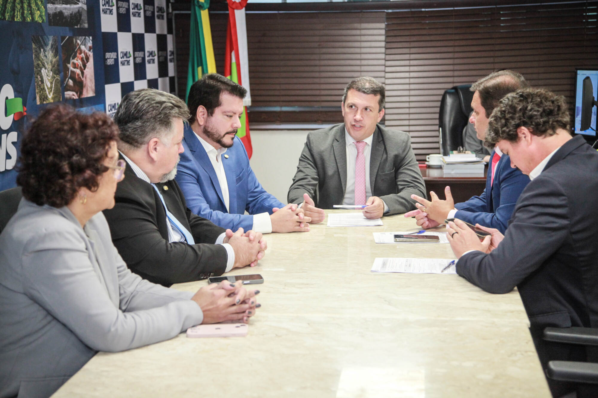 - Deputada Dirce Heiderscheidt (MDB)- Deputado Sergio Motta (Republicanos)- Deputado Alex Brasil (PL) - Deputado Camilo Martins (Podemos) 	
 Deputado Sérgio Guimarães(União)  - Deputado Marquito (PSOL)