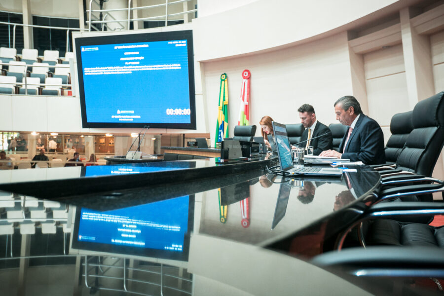 Plenário da Assembleia Legislativa, na tarde desta quarta-feira (9)