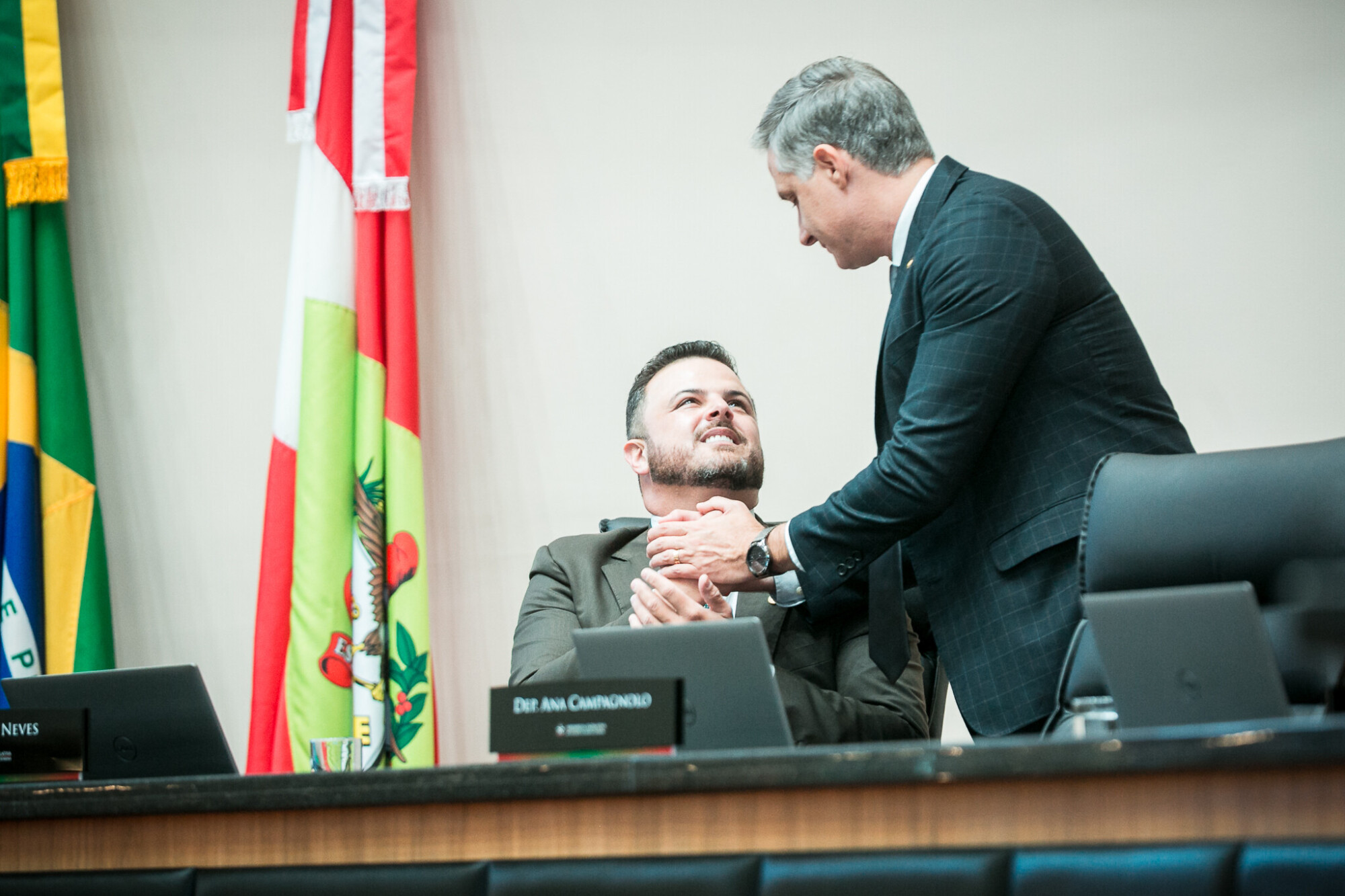 - Deputado Lucas Neves (Podemos) 	
- Deputado Matheus Cadorin (NOVO)