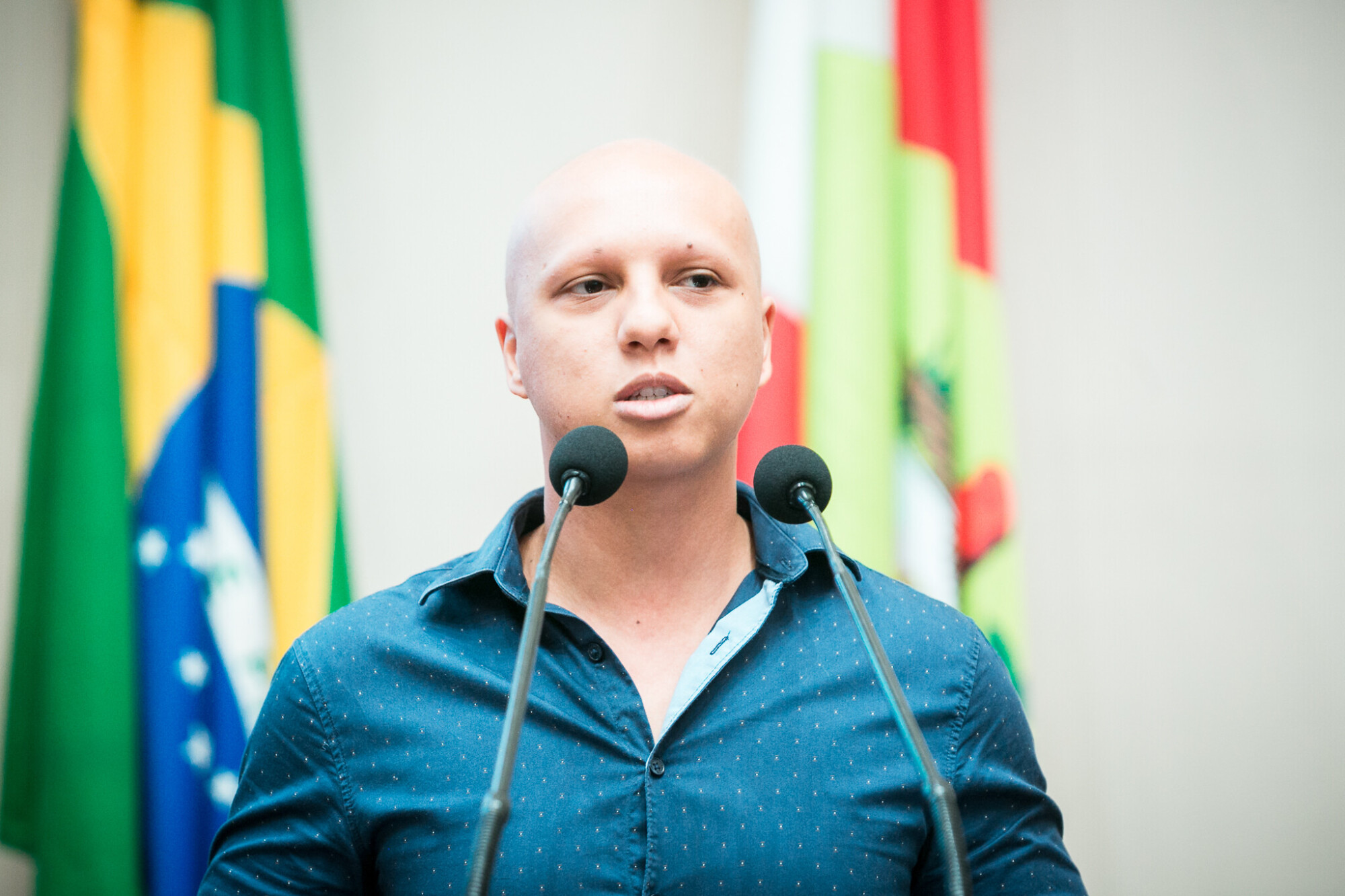 -Salmo Riberio - Representante da associação Brasileira portador de câncer