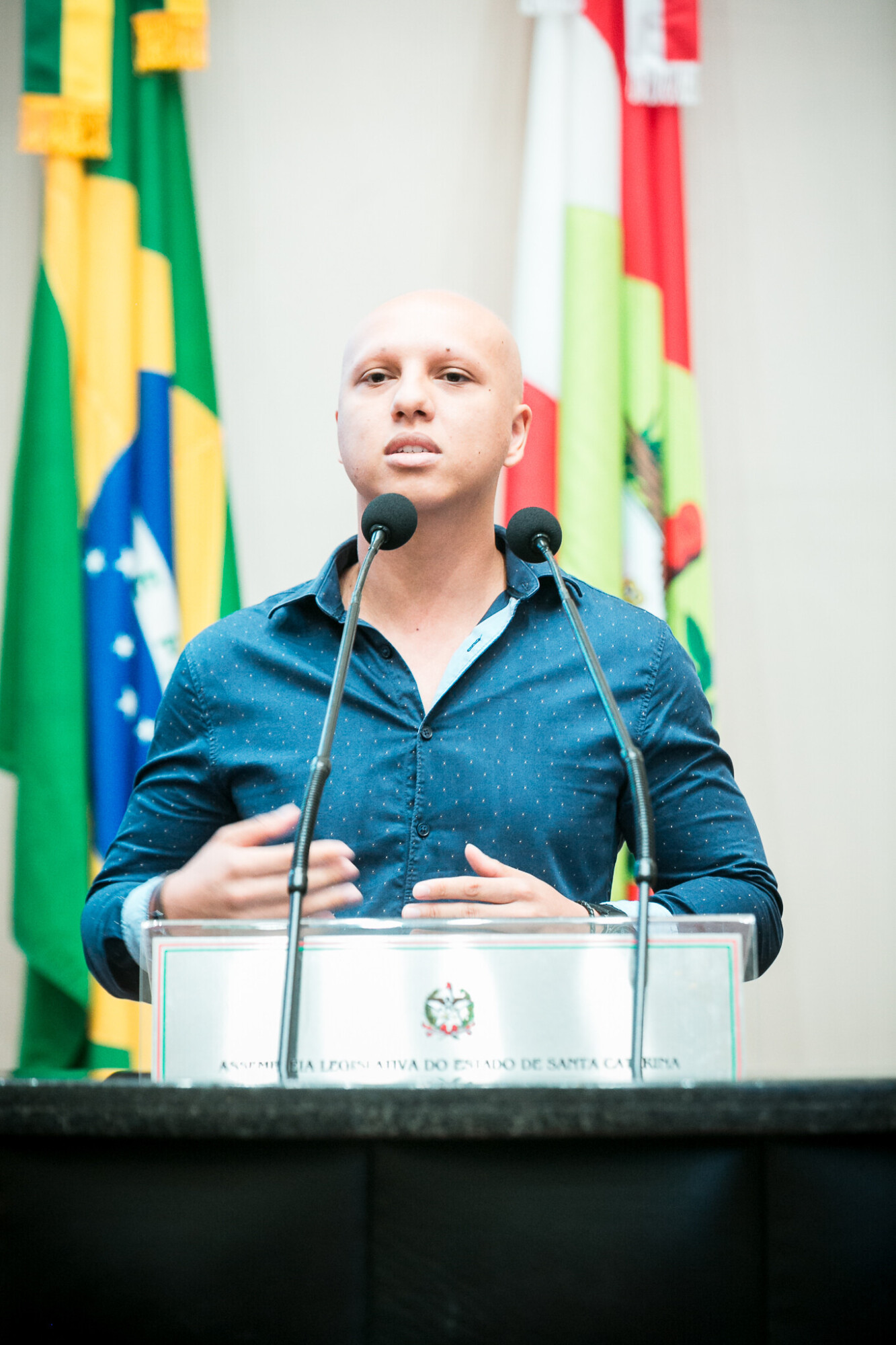 -Salmo Riberio - Representante da associação Brasileira portador de câncer