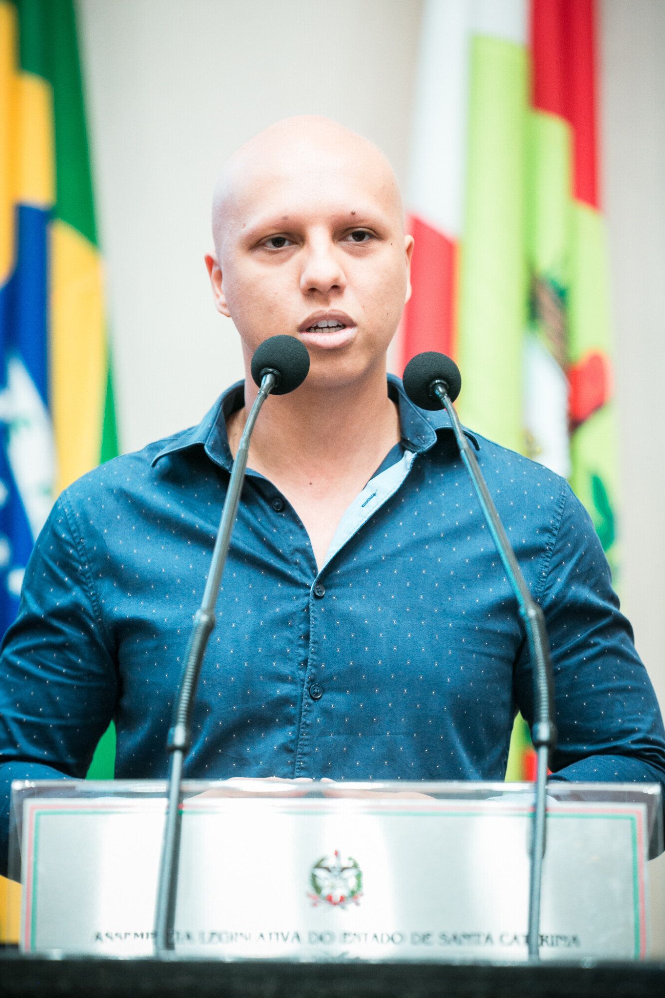 -Salmo Riberio - Representante da associação Brasileira portador de câncer