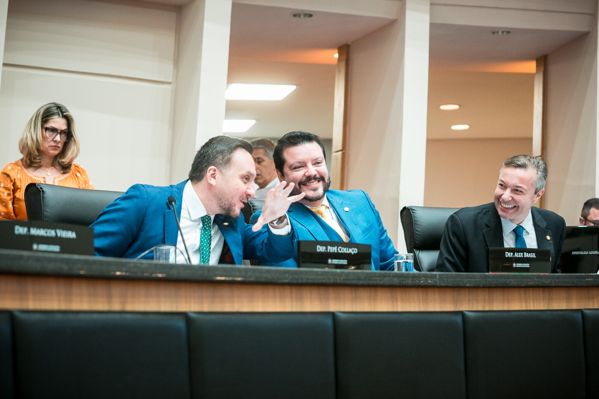 - Deputado Pepê Collaço (PP)
 - Deputado Alex Brasil (PL)
 - Deputado Napoleão Bernardes (PSD)