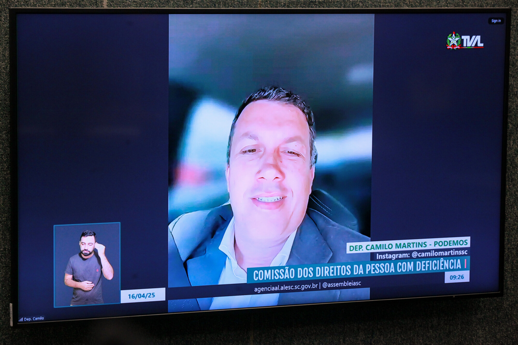 - Deputado Camilo Martins (Podemos)