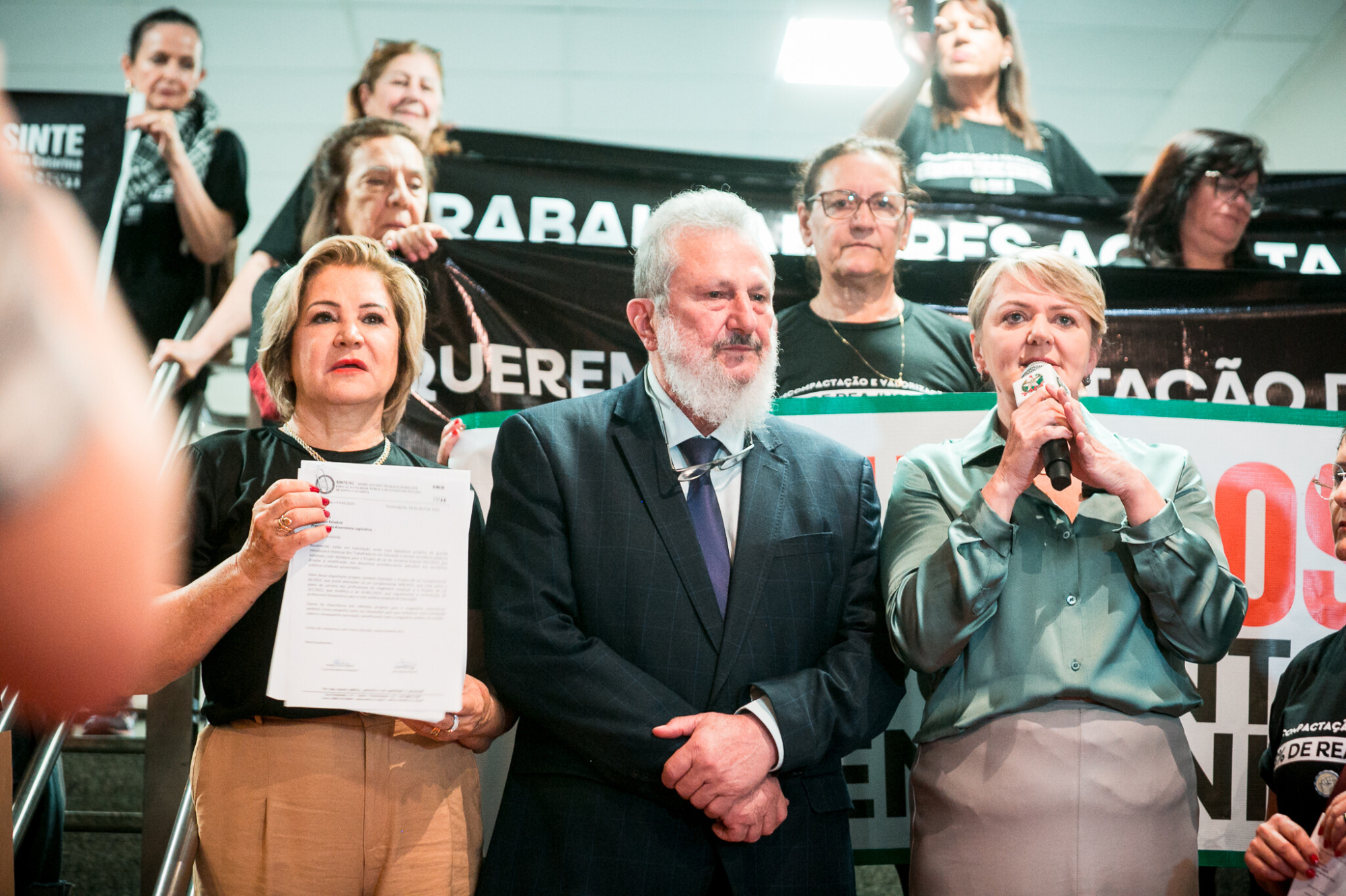 - Deputado Padre Pedro Baldisera (PT)
- Deputada Luciane Carminatti (PT)
