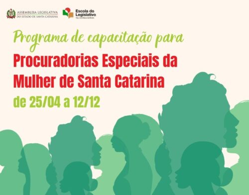 Capacitação das Procuradorias Especiais da Mulher de SC inicia nesta sexta-feira (25)