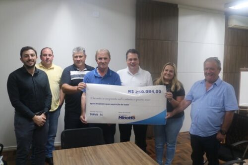 Minotto garante recursos para a agricultura de Turvo