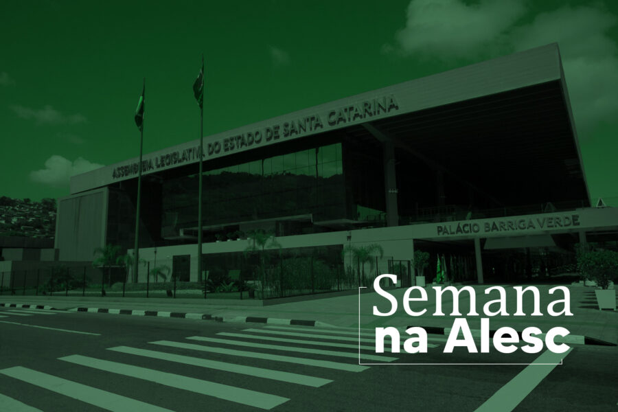 Audiências e Seminários marcam a semana na Alesc