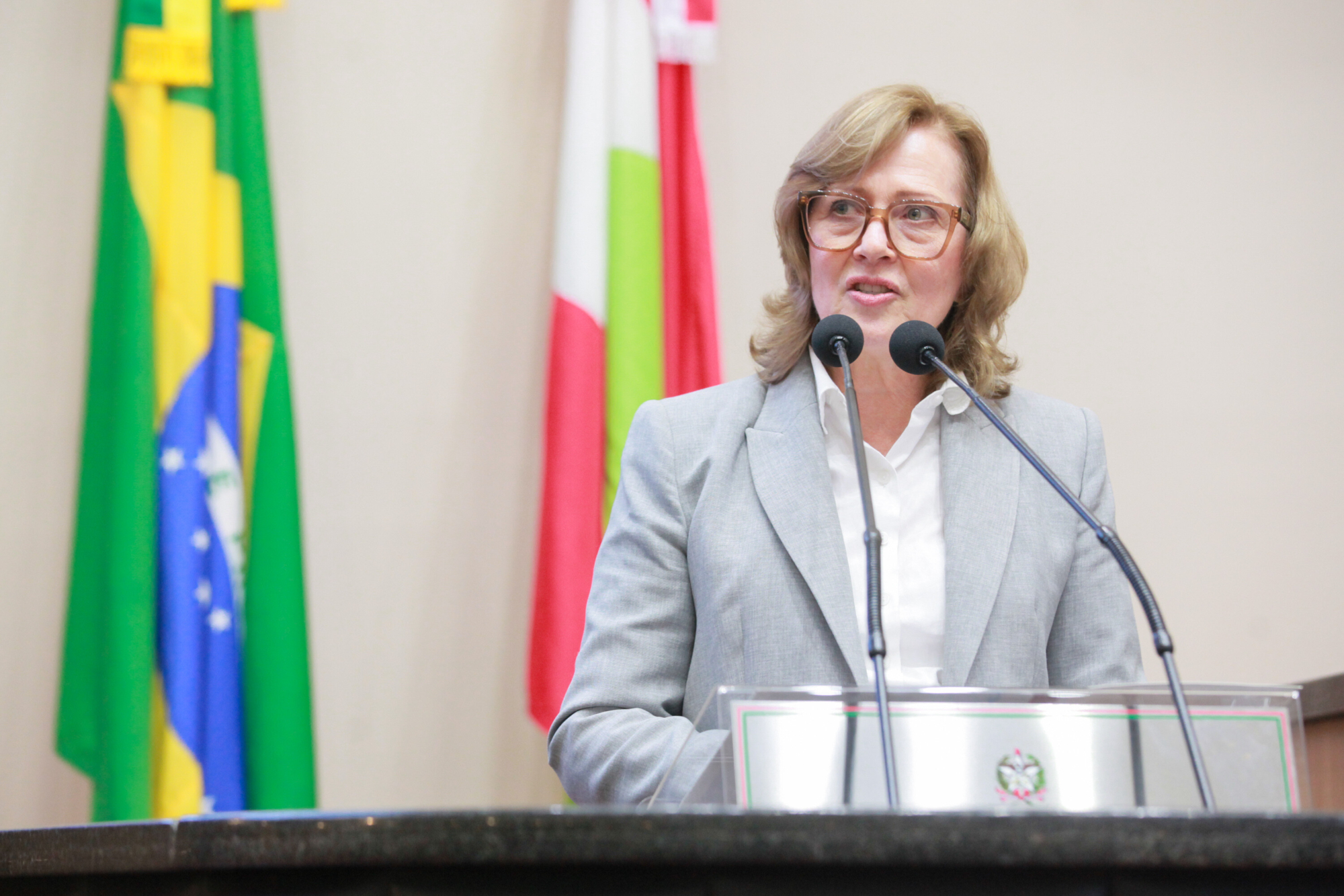- Stela Maris de Agostini Talamini - Prefeita de Urussanga