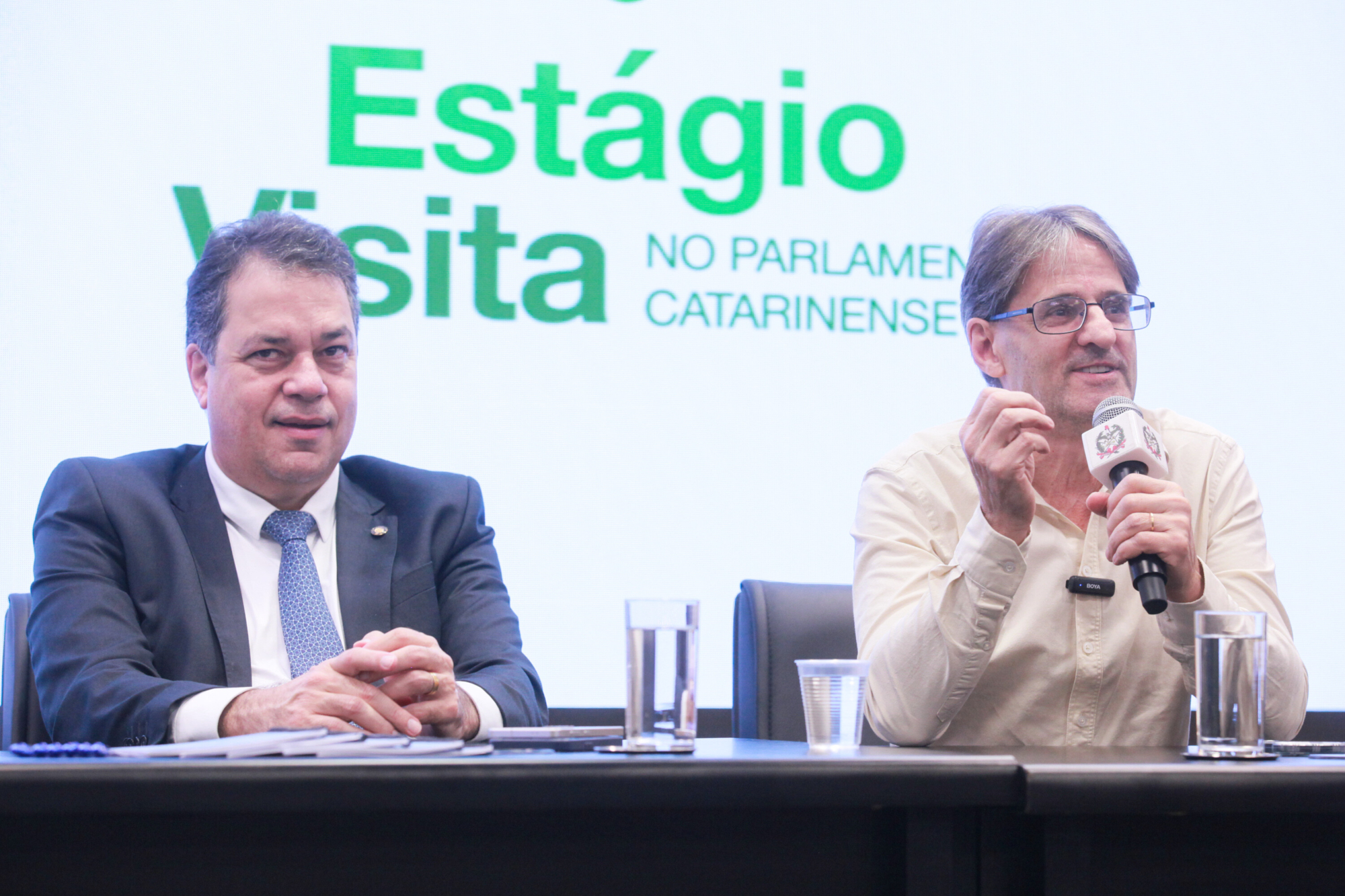 - Deputado Rodrigo Minotto (PDT) 	 - Deputado Neodi Saretta (PT)