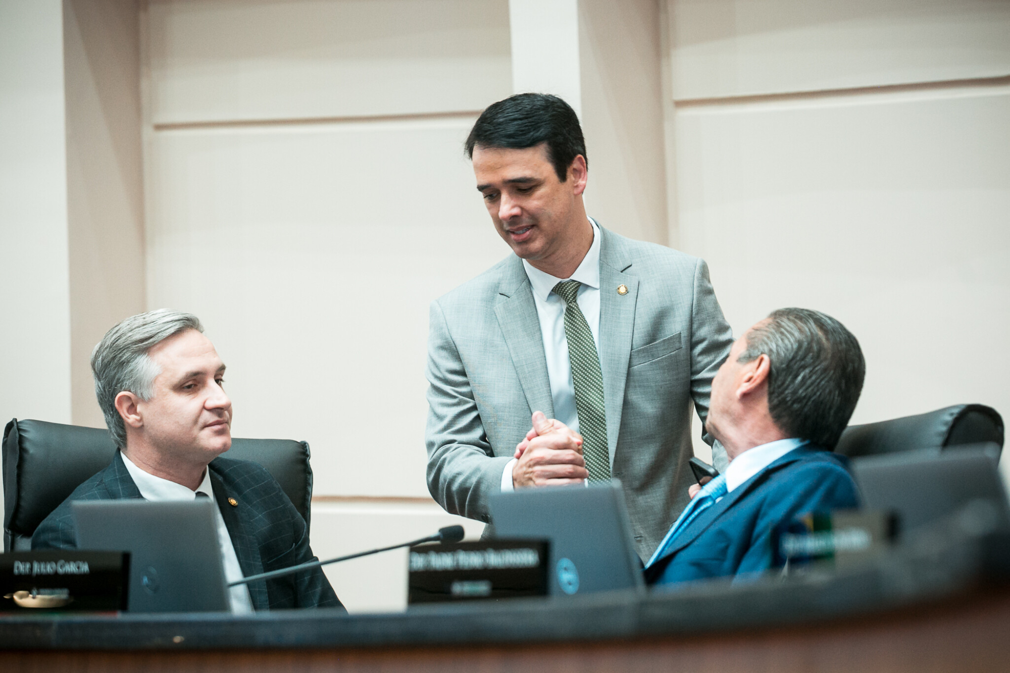 - Deputado Matheus Cadorin (NOVO) 	 - Deputado Marcos da Rosa (União)	

 - Deputado Julio Garcia (PSD)