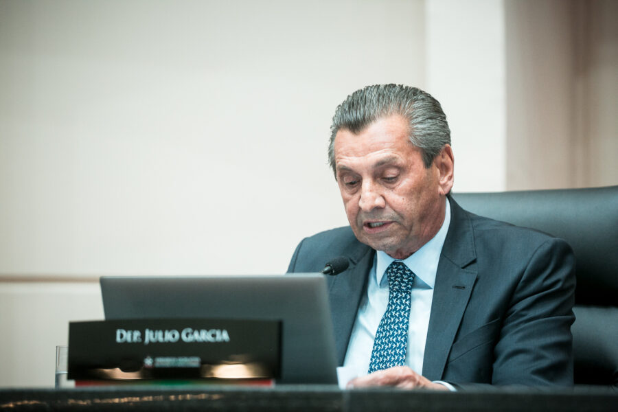 Deputado Julio Garcia, presidente da Alesc, fez o lançamento do edital 2025, durante a sessão desta quarta (28)