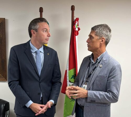 Reunião com secretário de Segurança reforça cobrança pela volta da Central de Emergência a Blumenau