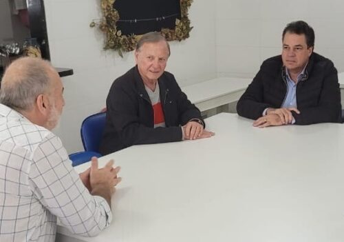Rodrigo Minotto visita Apae de Meleiro