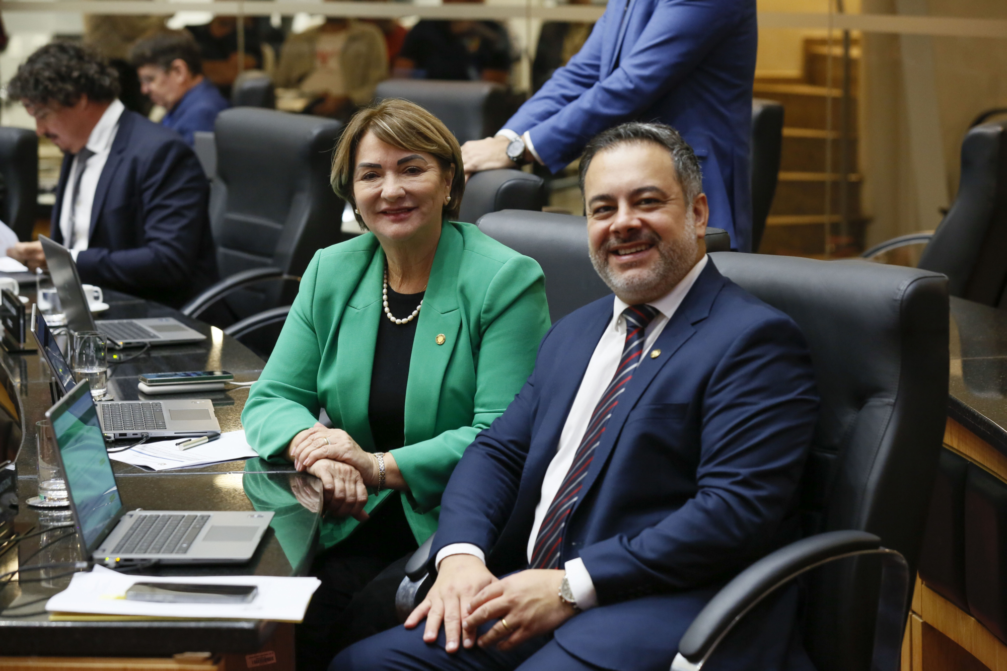-Deputada Janice Krasniak(Podemos)
-Deputado Thiago Morastoni (Podemos)