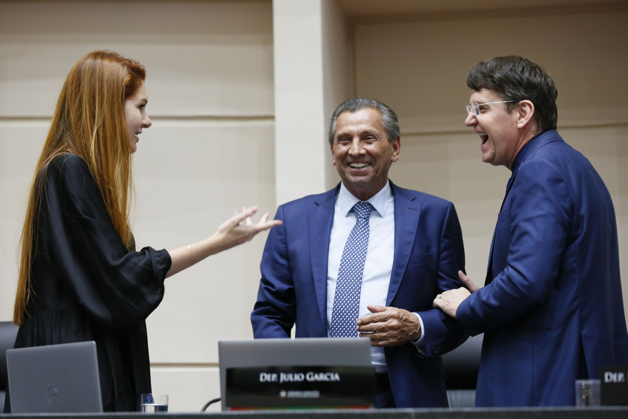 - Deputada Ana Caroline Campagnolo (PL)
- Deputado Julio Garcia (PSD)
 - Deputado Jair Miotto (União)