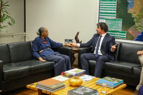 Em Brasília, Marquito manifesta solidariedade e pede respeito à ministra Marina Silva