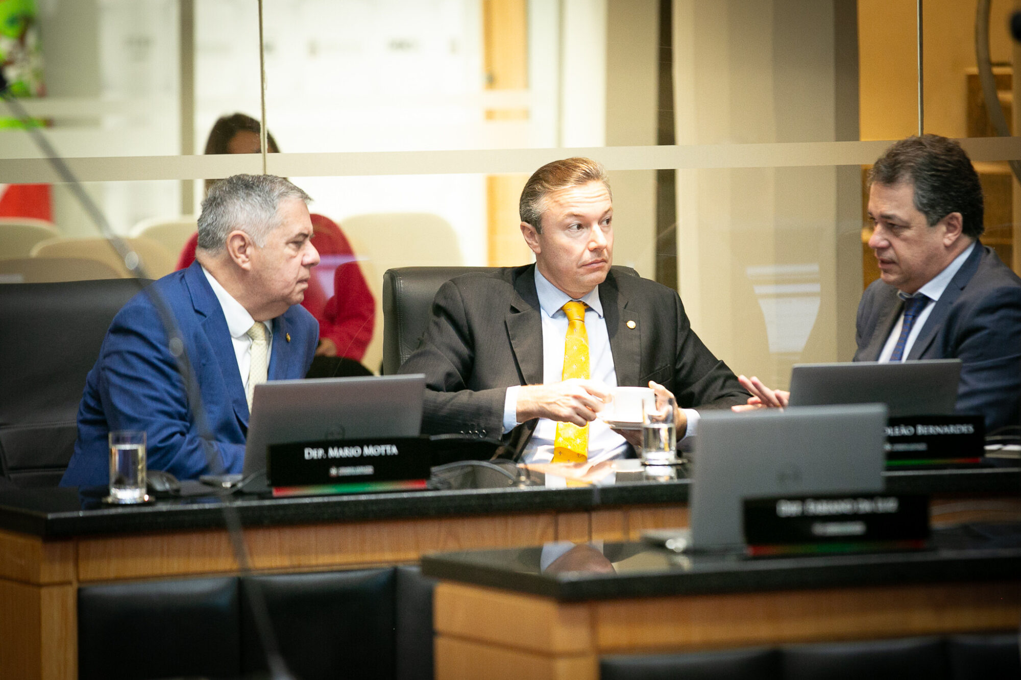 - Deputado Mário Motta (PSD)
 - Deputado Napoleão Bernardes (PSD)
 - Deputado Rodrigo Minotto (PDT)