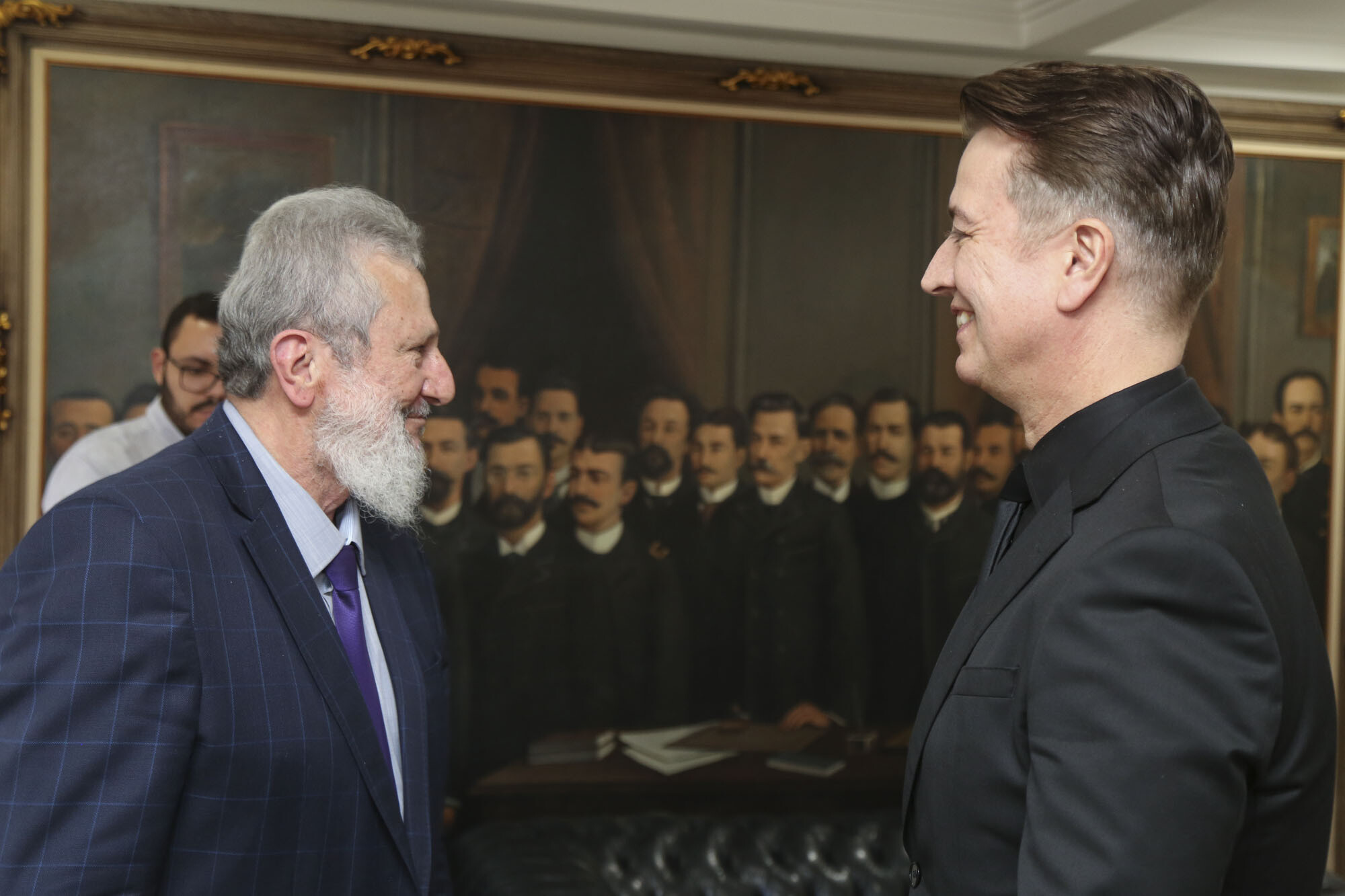 Deputado Padre Pedro recebe o Desembragador João Marcos Buch
