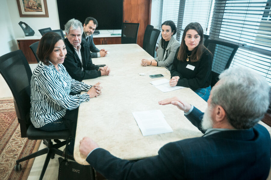 Presidente em exercício da Alesc recebeu representantes do CRMV-SC e da Somevesc na tarde desta terça