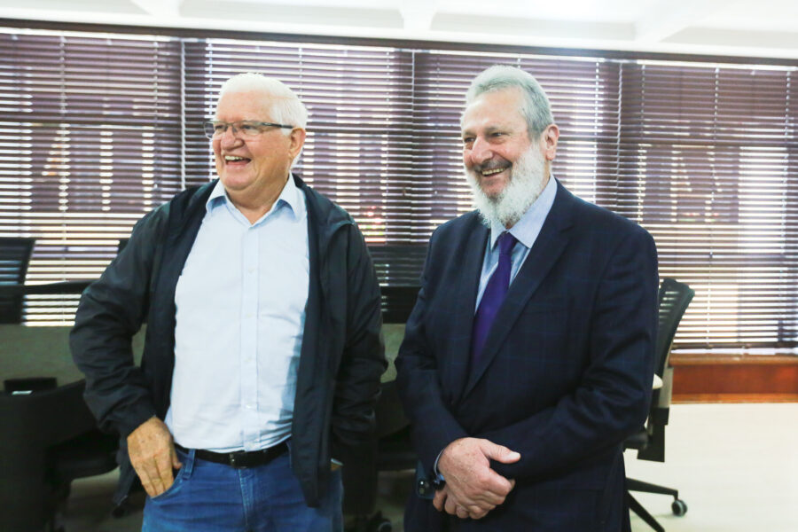 José Fritsch, superintendente do Ministério do Desenvolvimento Agrário (MDA), e o deputado Padre Pedro
