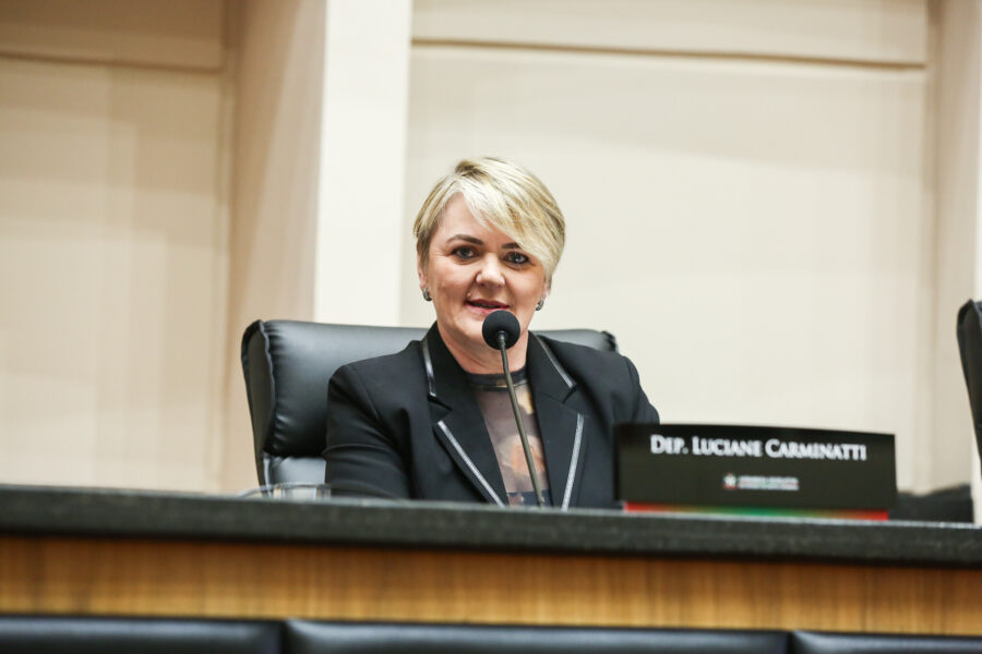 Deputada Luciane Carminatti.