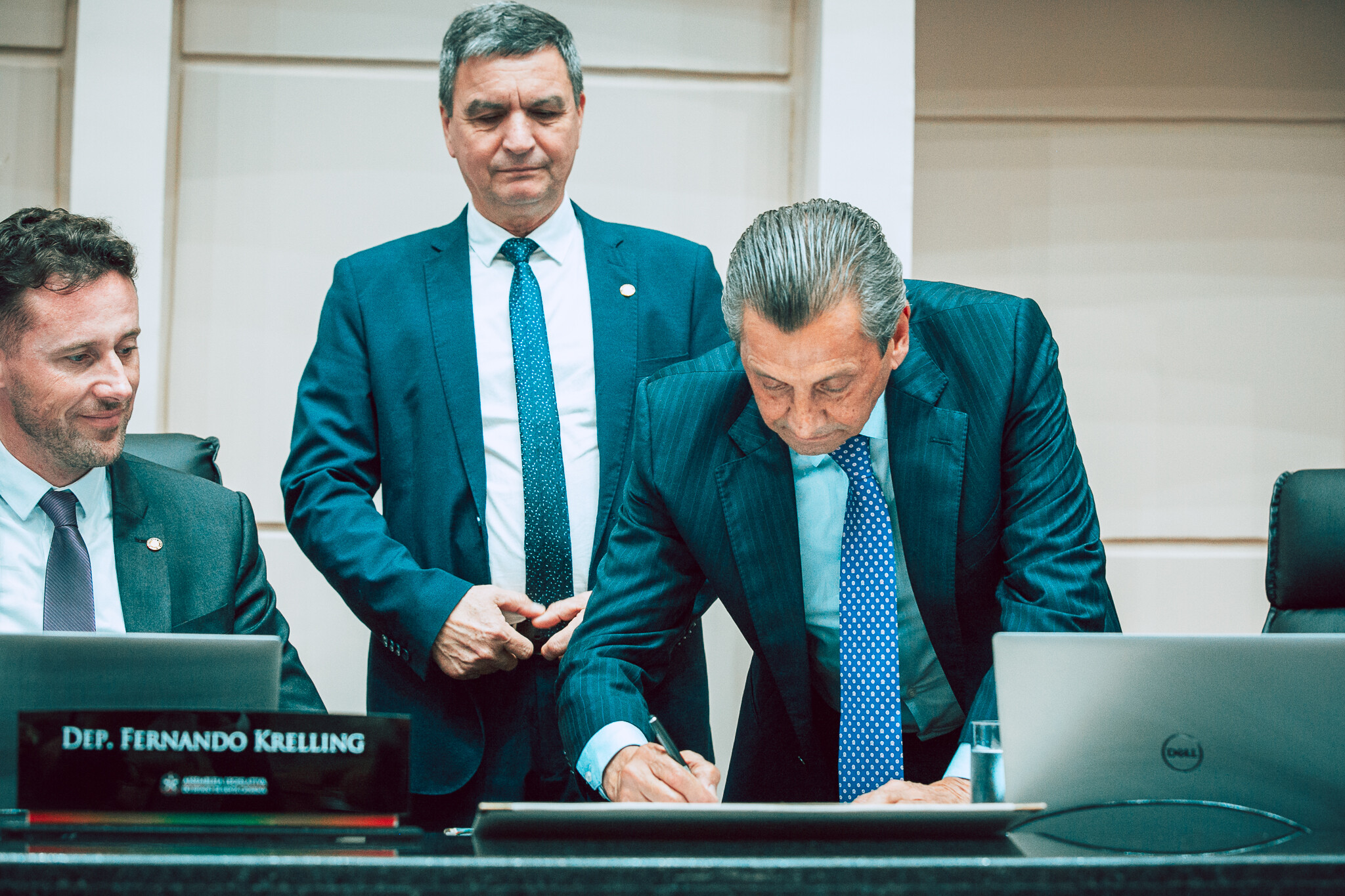 - Deputado Fernando Krelling (MDB) 	
- Deputado Adilson Girard (MDB) - Deputado Julio Garcia (PSD)